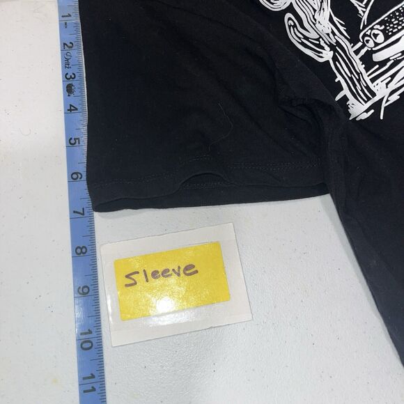 Women Organic Generation California Crop Top Black T-shirt XS Skeletons Desert - Picture 5 of 7